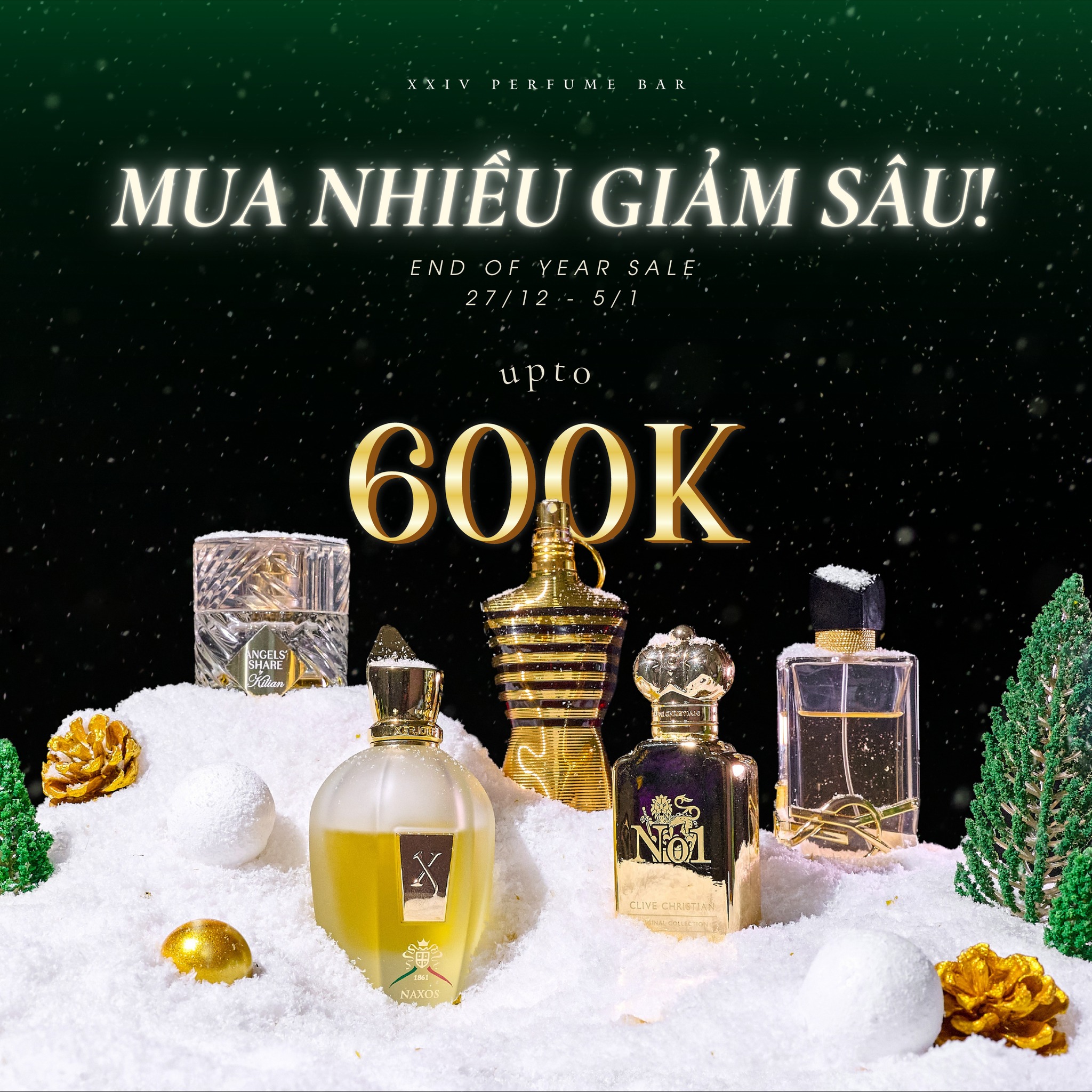 SALE NƯỚC HOA CHÍNH HÃNG GIẢM ĐẾN 25 CHO NAM NỮ UNISEX